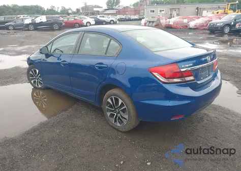 2013 Honda Civic Ex-L из США, поврежденный, VIN 2HGFB2F95DH540792